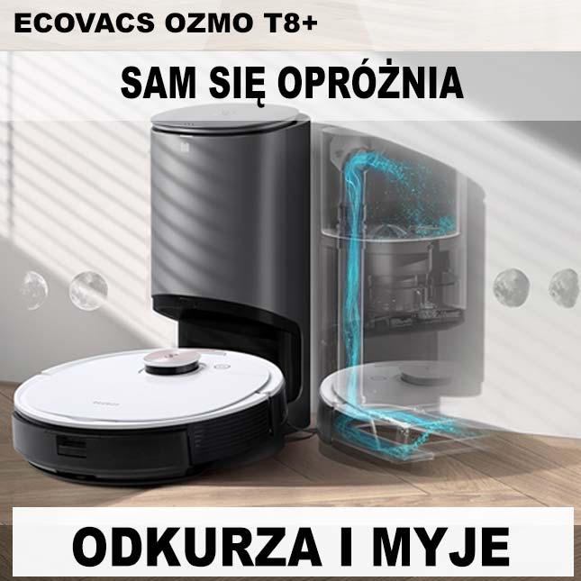 1067.jpg Ecovacs Ozmo PRO T8+ AIVI. Oryginalny. Polska dystrybucja. Sklep Ecovacs - Warszawa. - obrazek 1