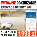 ECOVACS  Deebot 900. Kurier 0 zł. Odbiór Warszawa - Galera Ursynów
