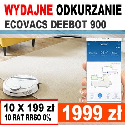 fda4d3ccbdb53d9a2cb4bc1d5aea3f41.jpg ECOVACS Deebot 900. Kurier 0 zł. Odbiór Warszawa - Galera Ursynów - obrazek 1